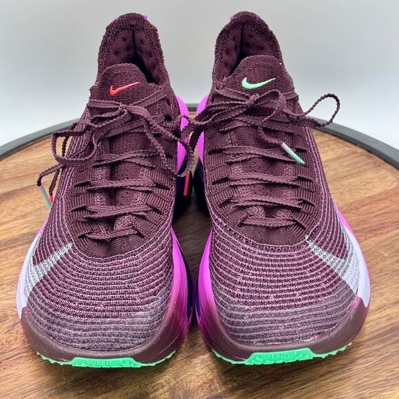 NIKE Air Zoom Alphafly Next% 3 Faith Kipyegon IB4201-600 Burgundy Women's 8.5 - Picture 7 of 10